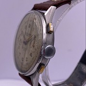 repco vintage huge 39 4 mm chronograph tramelan 144 valjoux 22 incredible dial 2