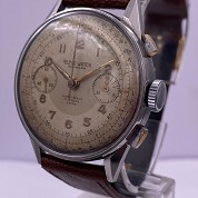 repco vintage huge 39 4 mm chronograph tramelan 144 valjoux 22 incredible dial 4