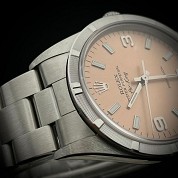 rolex future vintage 2002 airking ref 14010m salmon dial superb 36mm 3