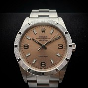 rolex future vintage 2002 airking ref 14010m salmon dial superb 36mm 4