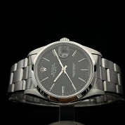 rolex modern 1993 date ref 15200 silver dial 34mm cal 3135 serial s 5