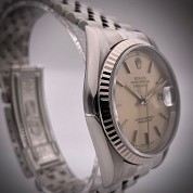 rolex modern 1994 datejust ref 16234 silver dial with paper serial w punched paper 5