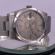 rolex modern 1996 datejust dj silver dial 36mm roman numerals ref 16200 with orig paper t 2