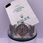 rolex modern 1996 datejust dj silver dial 36mm roman numerals ref 16200 with orig paper t 6