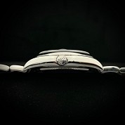 rolex modern 2006 white dial datejustwith red date steel ref 116200 red black roulette with orig wa 2