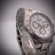 rolex modern 2007 daytona steel white dial ref 116520 2
