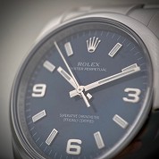 rolex modern 2007 oyster perpetual blue dial with ref 114200 3