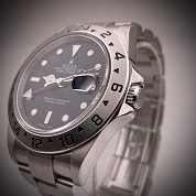 rolex modern 2010 explorer ii ref 16570 black dial serial g 2