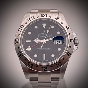 rolex modern 2010 explorer ii ref 16570 black dial serial g 4