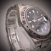 rolex modern 2010 explorer ii ref 16570 black dial serial g 5