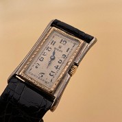 rolex vintage 1920s ref 36 art deco 2 tones rectangular mecanichal 3