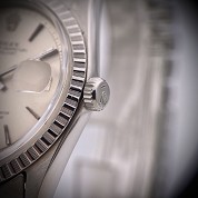 rolex vintage 1967 datejust ref 1603 steel jubilee bracelet gorgeous dial with doorstep indexes 3