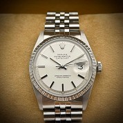 rolex vintage 1972 datejust ref 1603 steel jubile bracelet gorgeous dial with fat indexes 1
