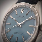rolex vintage 1983 oyster perpetual miami blue ref 1007 cal 1570 4