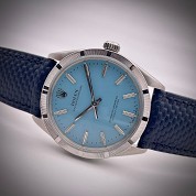 rolex vintage 1983 oyster perpetual miami blue ref 1007 cal 1570 5