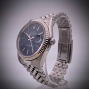rolex vintage 1989 datejust ref 116234 blue dial 4