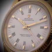 rolex vintage 1989 o p oyster perpetual ref 14238 18k gold 4