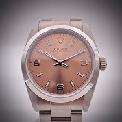 rolex vintage a serie 1998 lady mid size 31mm salmon dial ref 67480 1