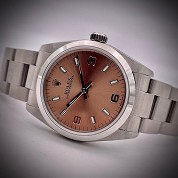 rolex vintage a serie 1998 lady mid size 31mm salmon dial ref 67480 5