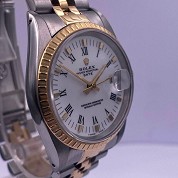 rolex vintage1990 oyster date 34 mm gold and steel ref 15233 serial e cal 3135 2
