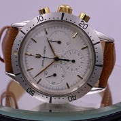 universal geneve vintage chrono compax 284 445  white dial 37mm diam caliber 1875 5
