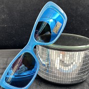 vintage blue versus sunglasses from versace new old stock 1980s 1990s mod e93 1 coloris 646 1