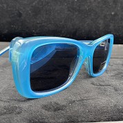 vintage blue versus sunglasses from versace new old stock 1980s 1990s mod e93 1 coloris 646 5