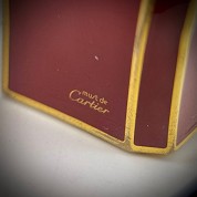 vintage cartier classic red laque gas lighter briquet de poche rare 2
