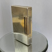 vintage dupont 1979 classic silver big size pocket gas lighter briquet de poche in box with papers 2