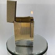 vintage dupont 1979 classic silver big size pocket gas lighter briquet de poche in box with papers 5