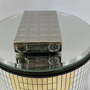 vintage dupont slim matelasse gas lighter briquet de poche rare 6