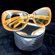 vintage versace 1980s 1990s sunglasses nos new old stock never worn mod 739 coloris 359 orange 4