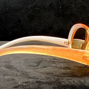 vintage versace 1980s 1990s sunglasses nos new old stock never worn mod 739 coloris 359 orange 6