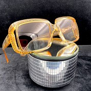 vintage versace 1980s 1990s sunglasses nos new old stock never wron mod 384 s coloris 741 orange 1