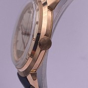 zenith vintage 1950s meca pink gold 18ct cal 106 50 6 alpha hands 5