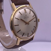 zenith vintage 1970s automatic 34mm 18ct gold cal 2552pc 2