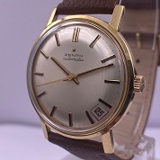 zenith vintage 1970s automatic 34mm 18ct gold cal 2552pc 4