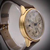 zenith vintage chronograph ref 12427 diam 35mm y gold 18ct 2